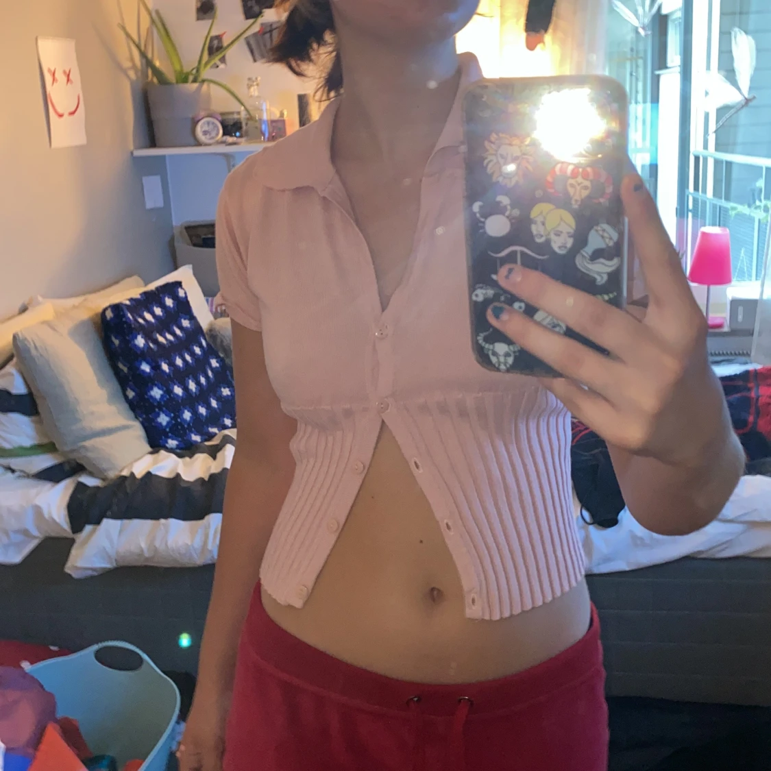 väldigt söt rosa topp