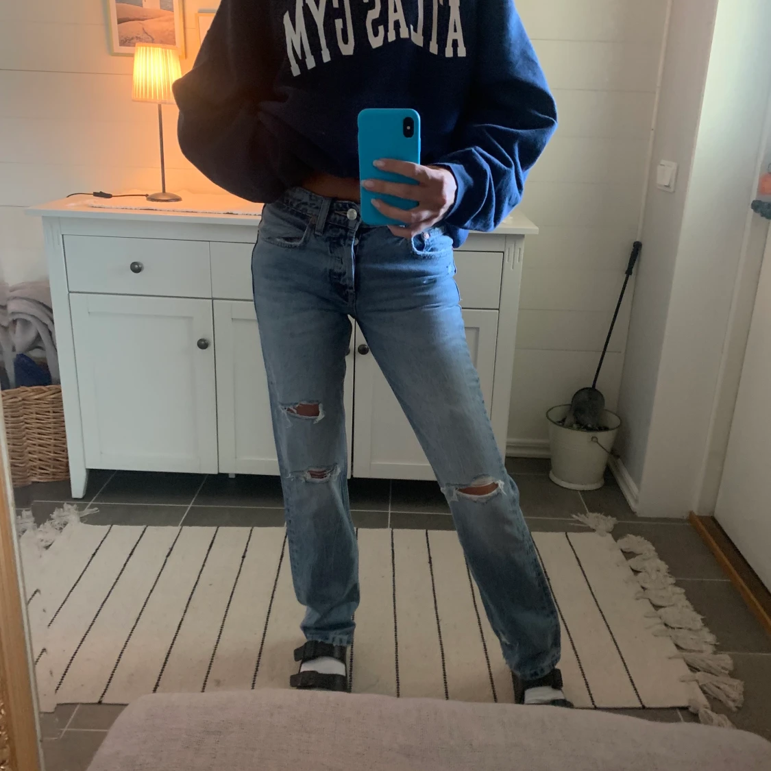 midwaist zara jeans - 91