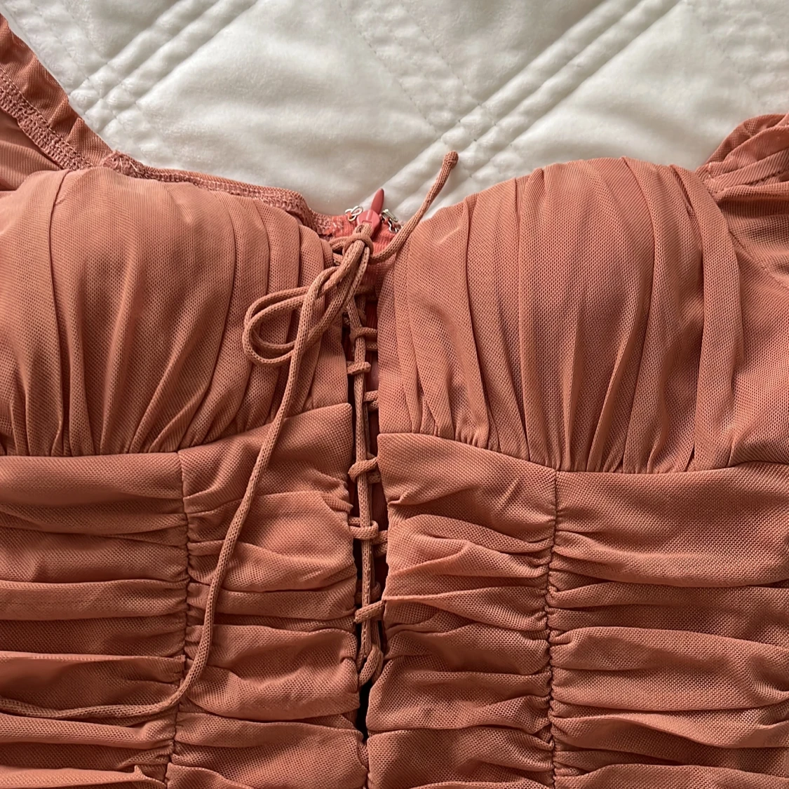 Rosa stretchig klänning  - 90