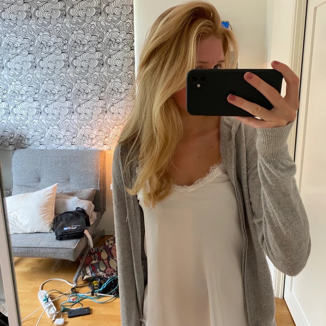 Soft goat zip hoodie - 90