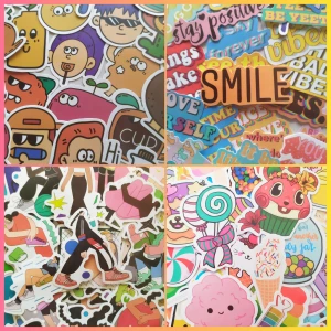 25 PACK Stickers Mixade - 25st Mixade Stickers. 4 olika mixar