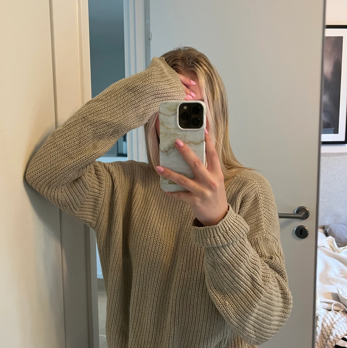 Stickad tröja  - 90