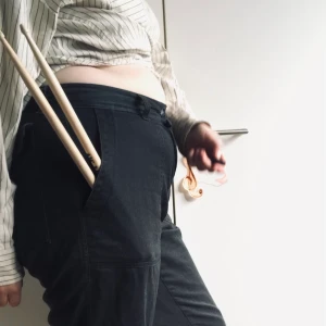 Sunday mood  - Stora fickor och långa ben  Bomullsmjuka byxor Vardagsplag