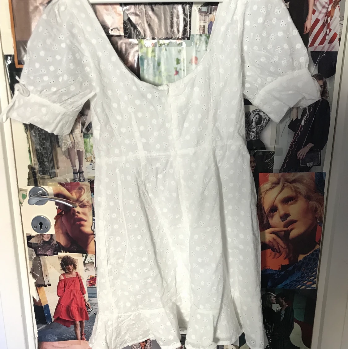 Vit sommarklänning - 90