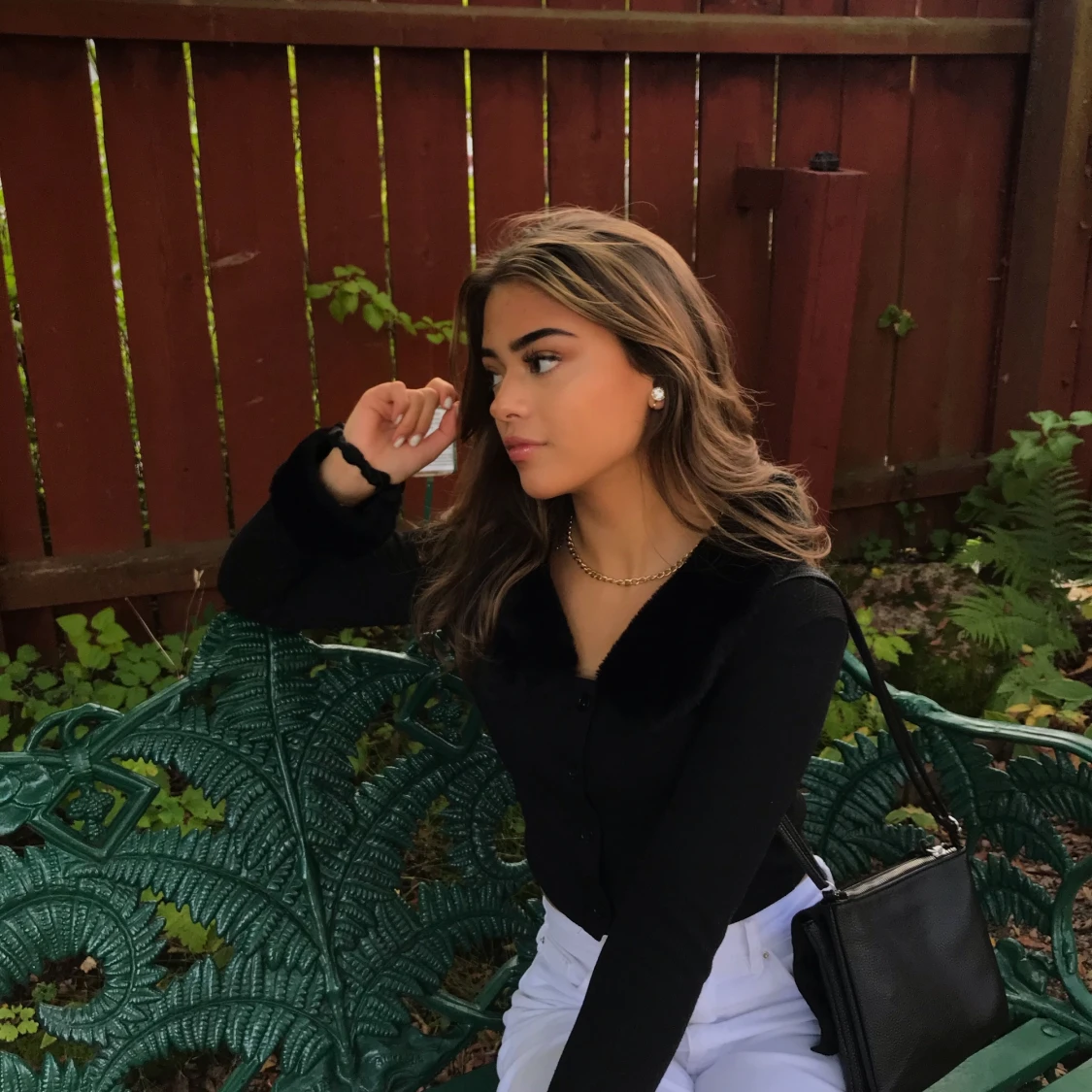 Lyxig svart topp/kofta🖤⚡️