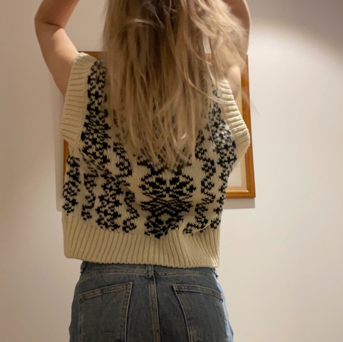 Stickad väst - 91