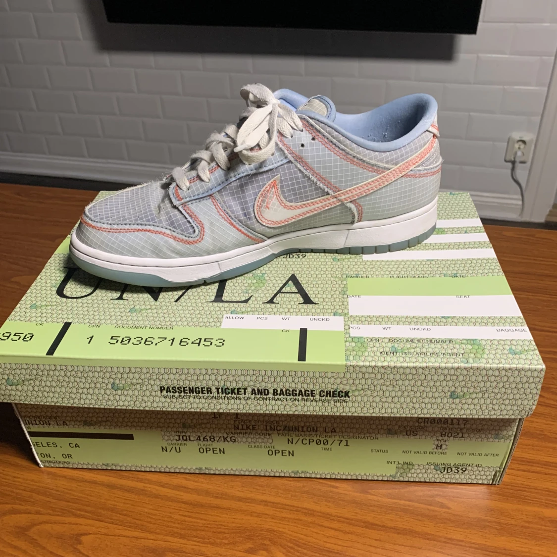 Nike dunk low union passport pack argon - 90