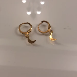Guldiga örhängen  - Jätte fina örhängen men är lite slitna.☺️