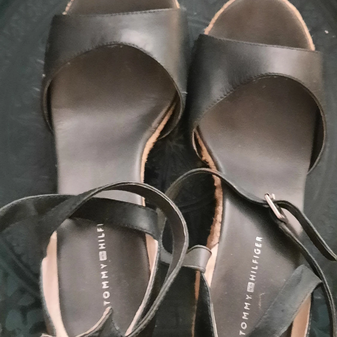 Hilfiger wedge sandaler marinblå - 91