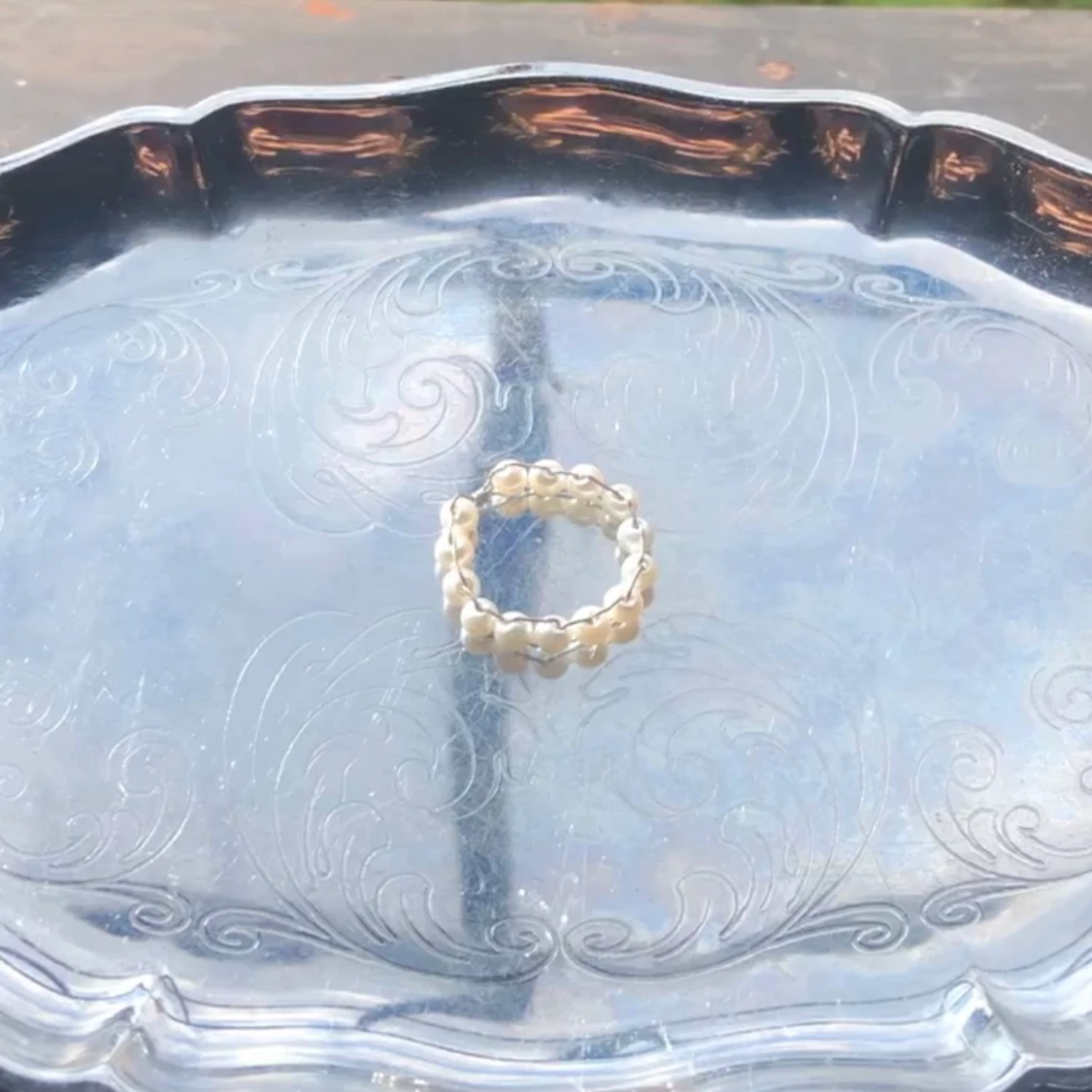 Ring i vaxpärlor- Olga  - 91