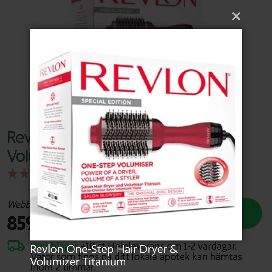 Revlon hårtork