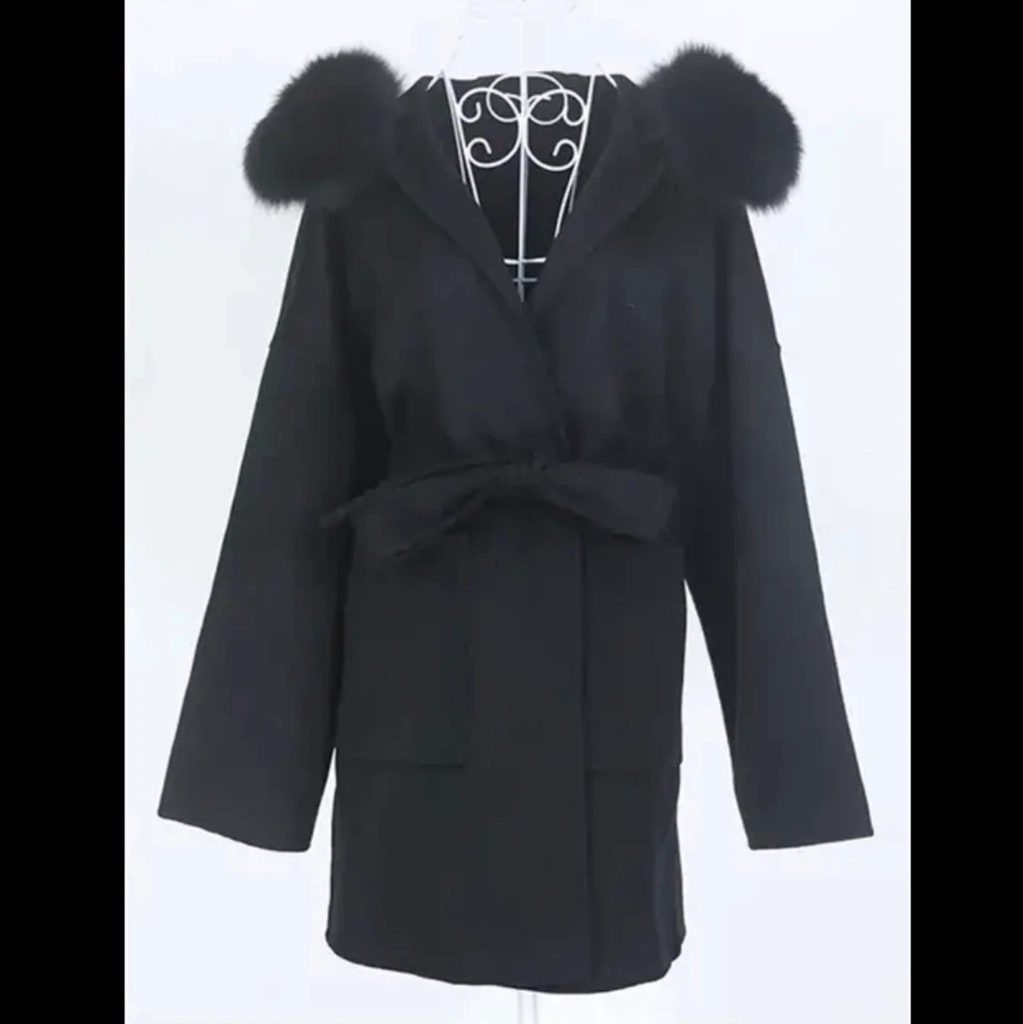 Kappa med pälskrage  - 91