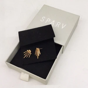 Örhängen  - 🙌 ÄKTA 925 silver med 24K guldplatering🙌 Säljer mina jättefina trendiga örhängen från sparv då dem inte har kommit till användning💗 Användvända 1 gång så dem är som nya❣️Kommer i originalförpackning, dock är inte helt säker på ifall jag vill sälja🫶 