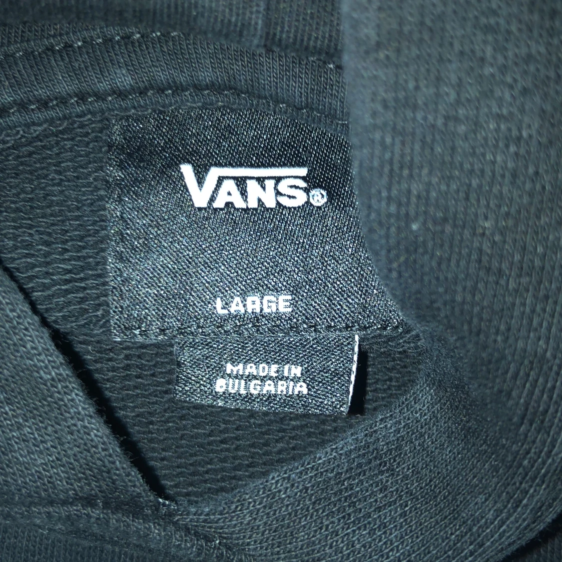 Svart vans tröja storlek large  - 90