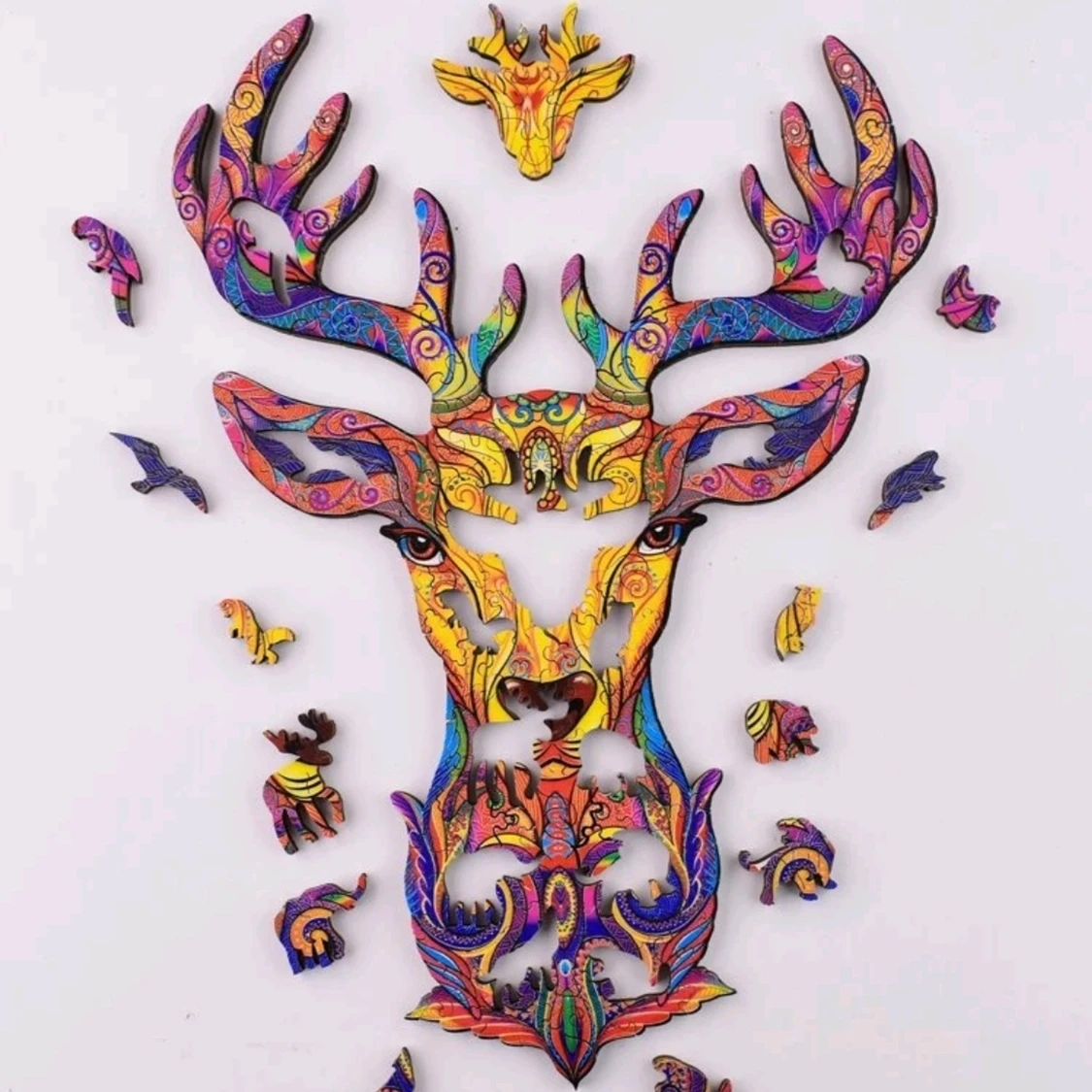 Träpussel rådjur - 91