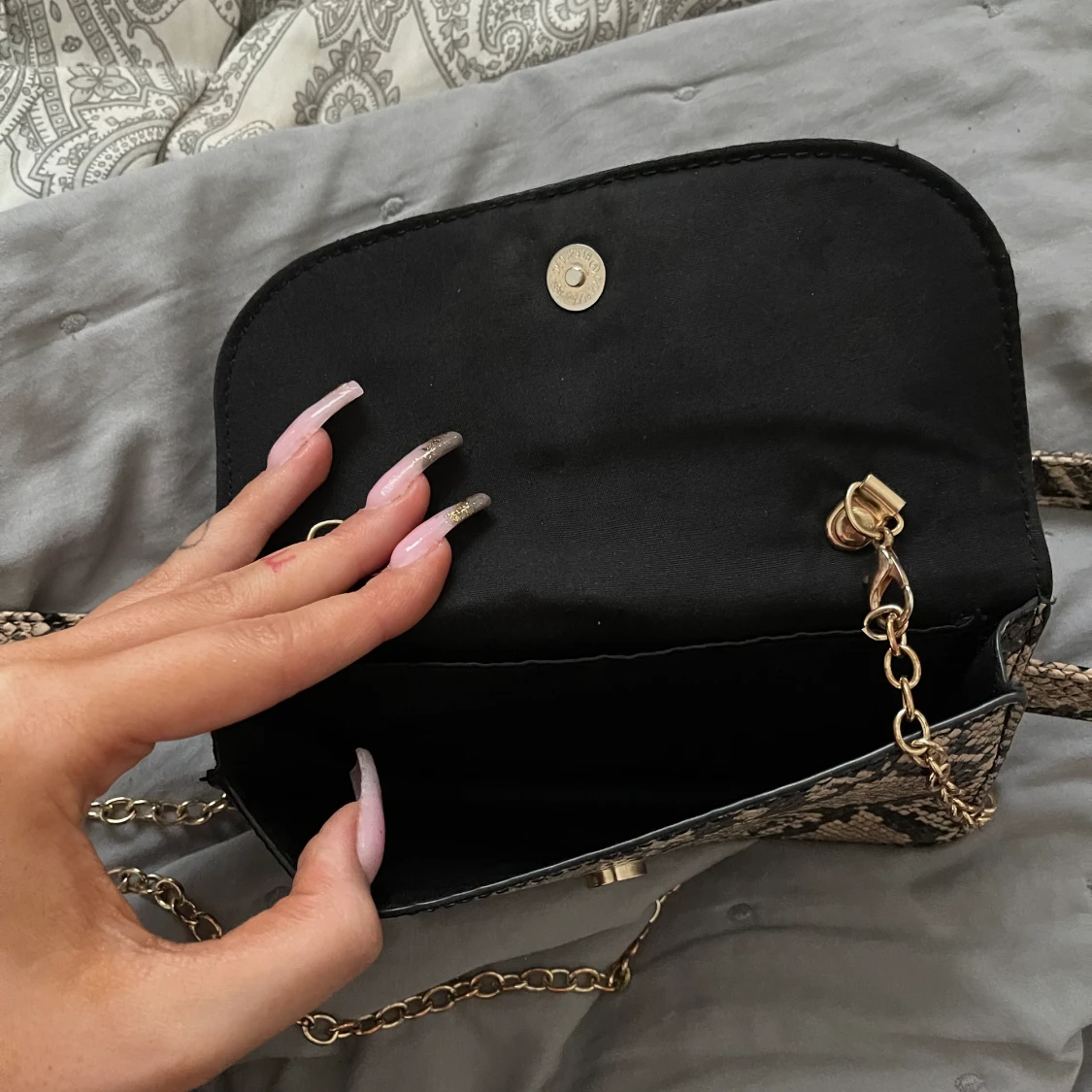 Väska o ormskinn - 90