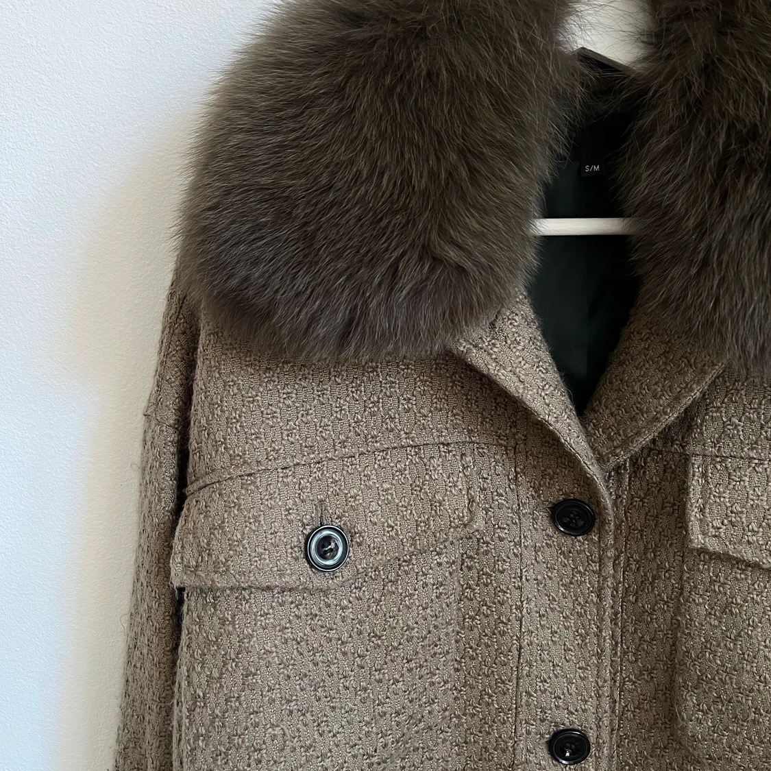 MEOTINE JACKA MED PÄLSKRAGE  - 90