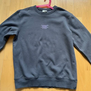 Sweatshirt från hm  - Säljer en mörkgrå sweatshirt från hm som är använd ca 1 gång. 