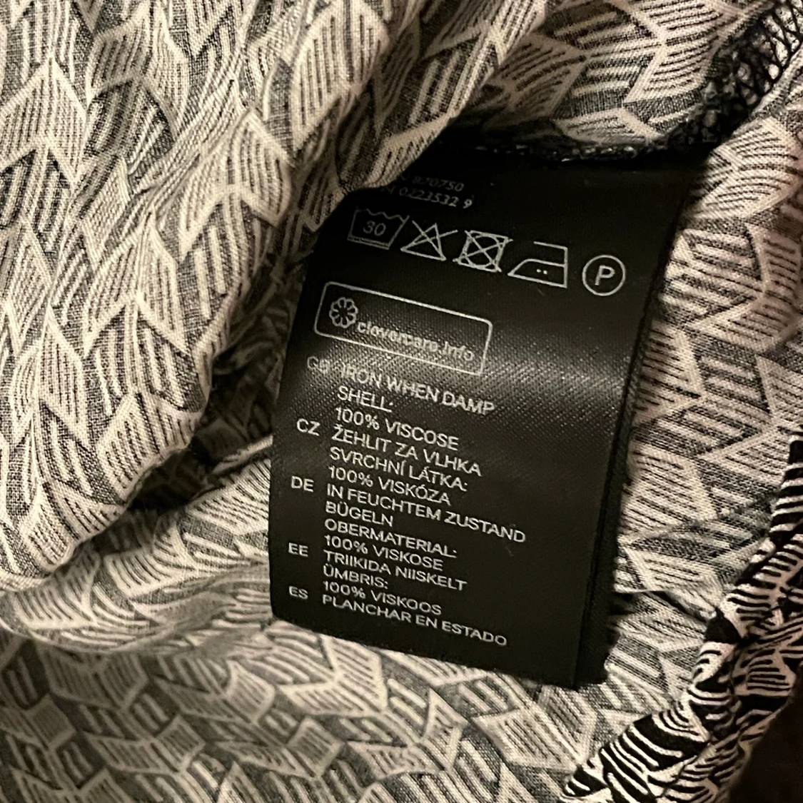 Kort mönstrad klänning inför sommaren  - 91