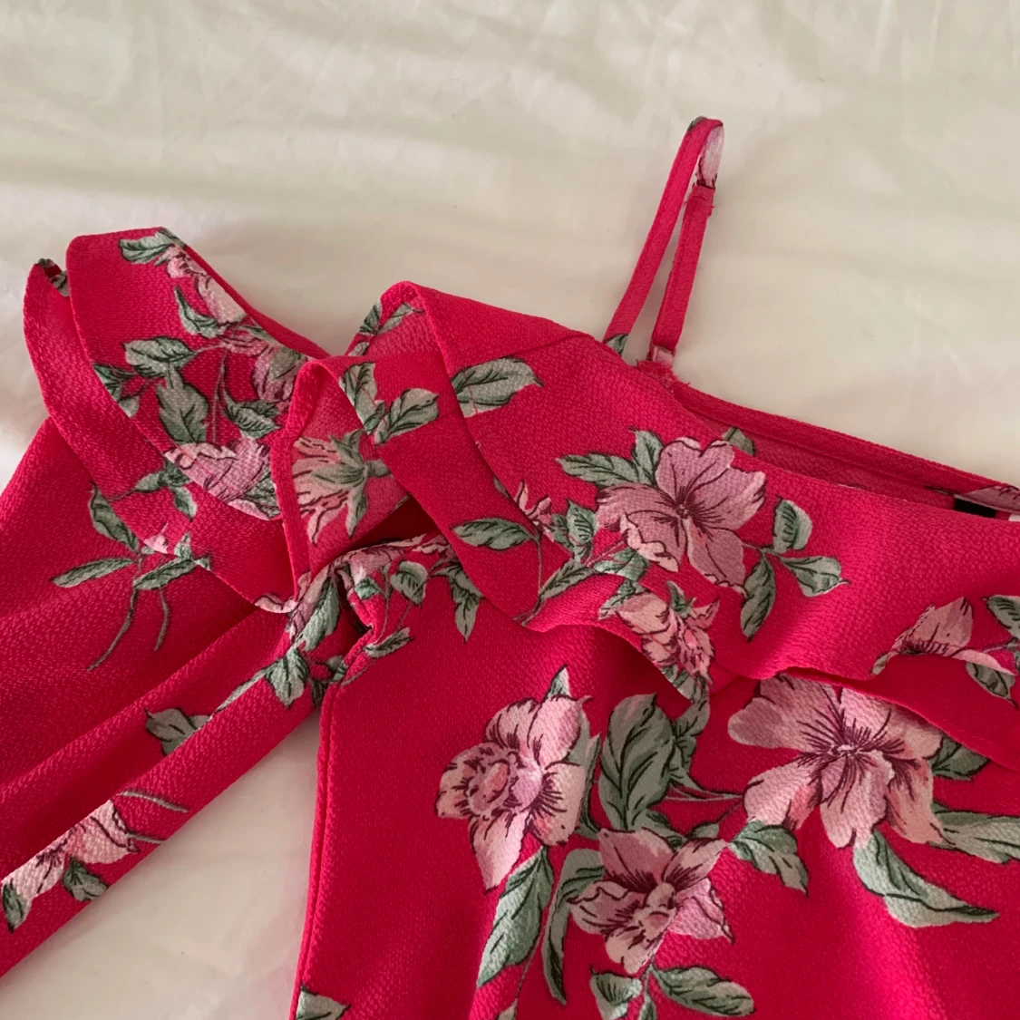 Rosa blommtröja  - 90