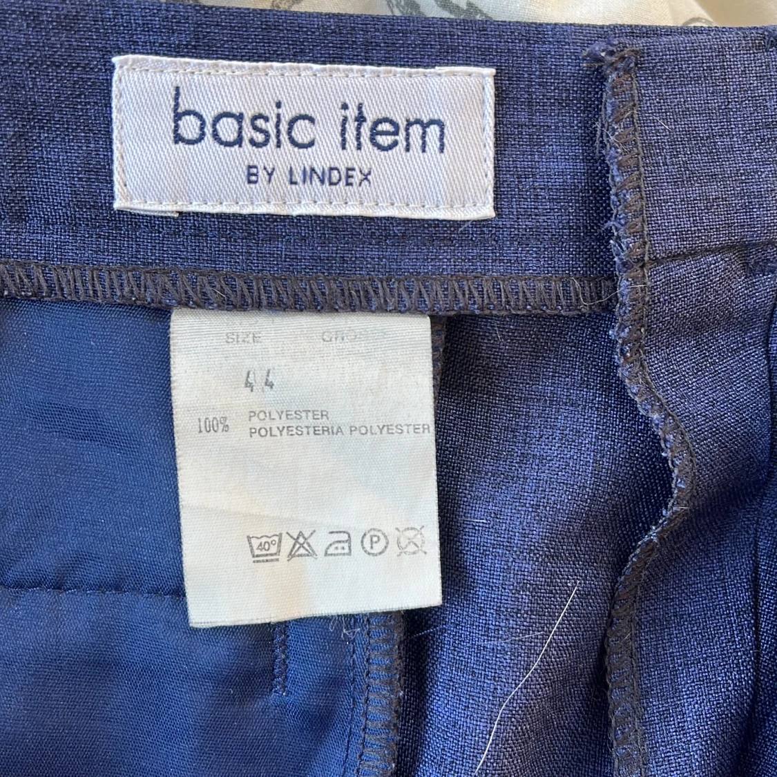 Lindex Marinblå Kostymbyxor  - 91