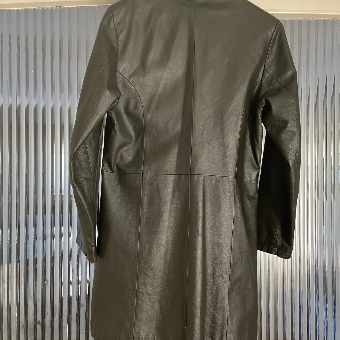 Fitted läder Jacka - 91