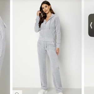 Säljer grå juicy sett - Hej! Säljer mitt gråa juicy sett, dom är lite smutsiga där nere vid fötterna då jag fick dom så när jag köpte dom begagnat. Kan skicka bild om någon är intresserad! 900/850 för hela settet. stl S i tröjan och stl XS i byxorna. 