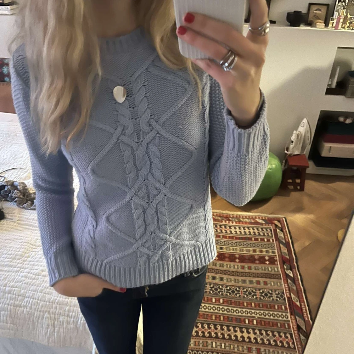 Stickad tröja  - 90