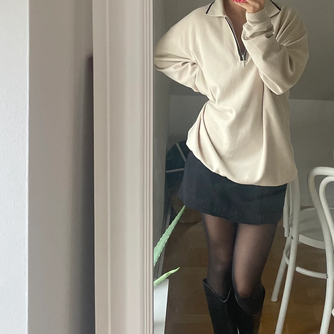 Varm tröja / Övertröja Beige  - 90