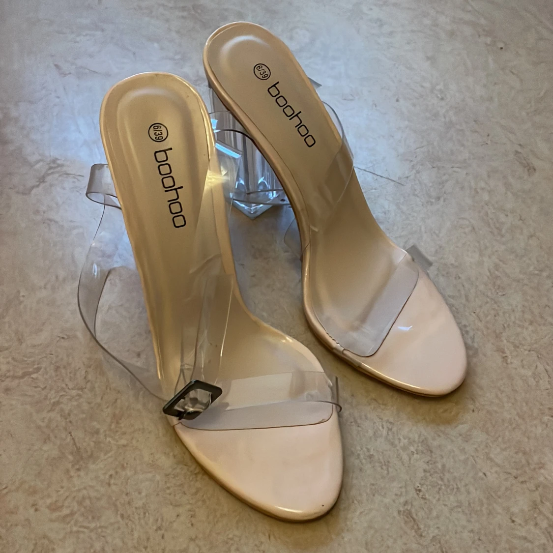 Clear klackskor - 90