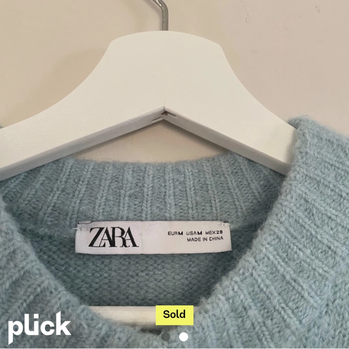 Blå stickad från Zara - 90