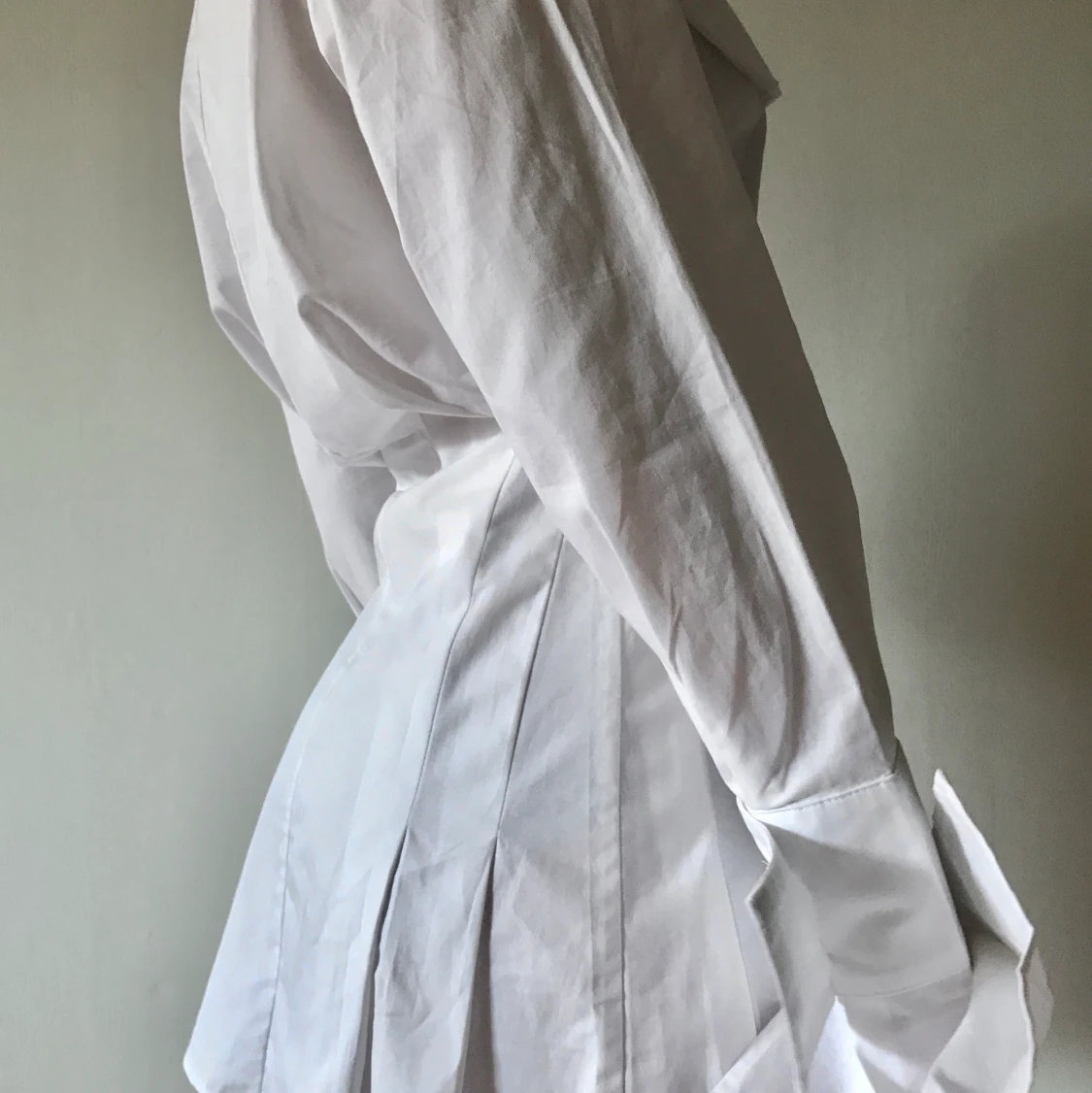 Vit skjortklänning - 91