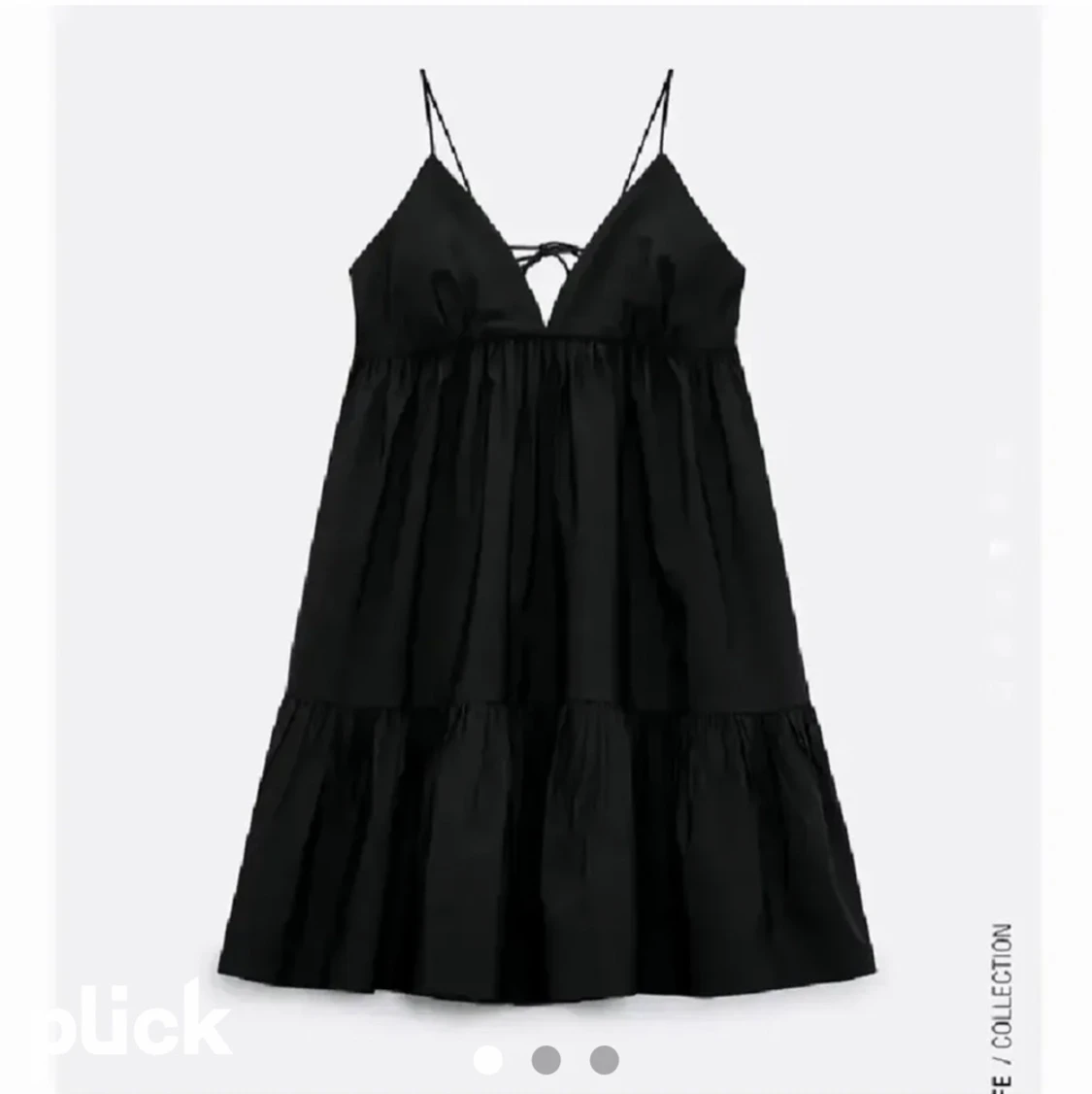 Svart zara klänning