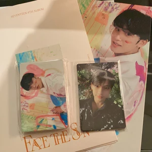 Seventeen Face The Sun Attacca ver kpop album - Mingyu ver, allt som kom med i albimet tillkommer, har bara öppnat det en gång :)  insta: @kpoptbrb