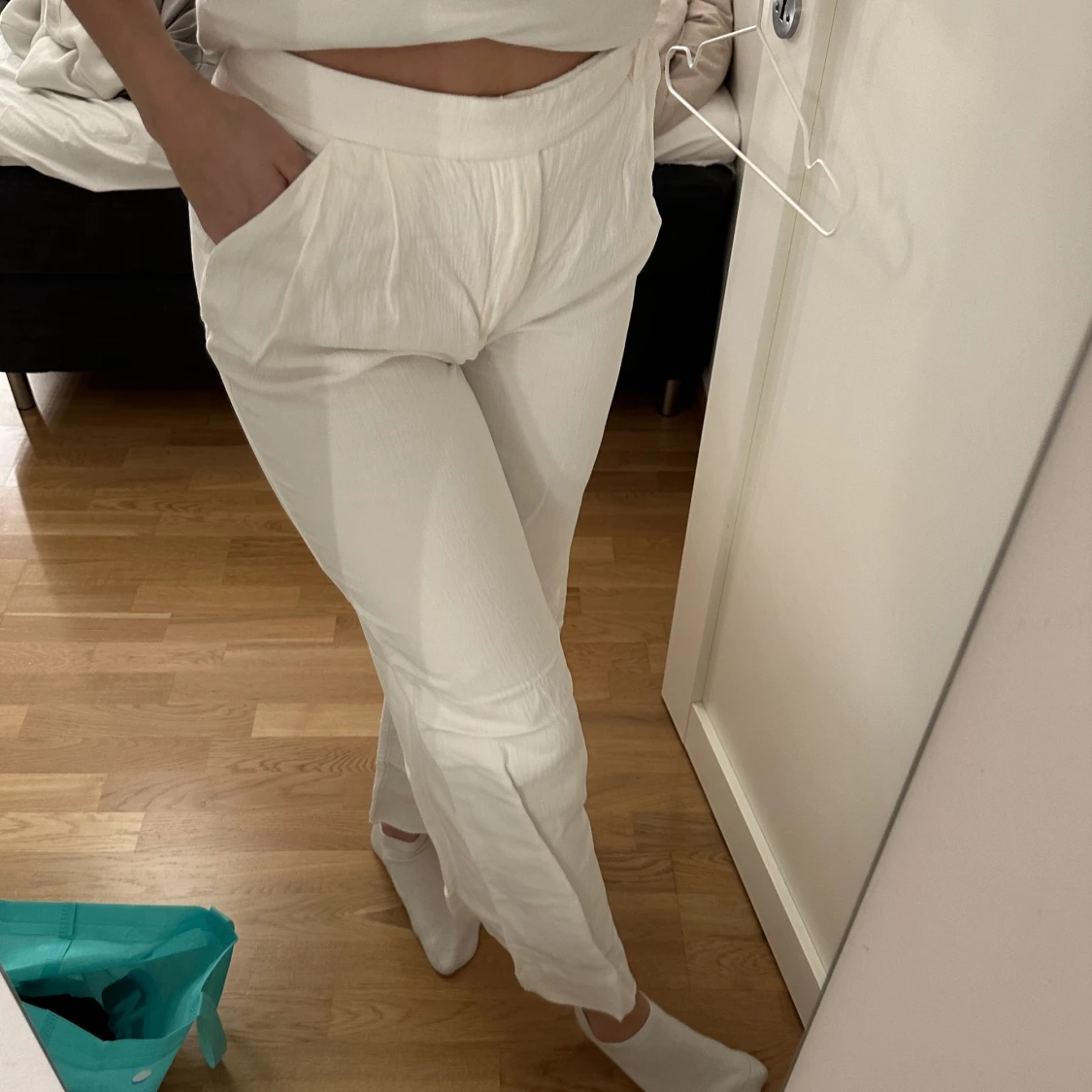 Linnebyxor zara  - 90