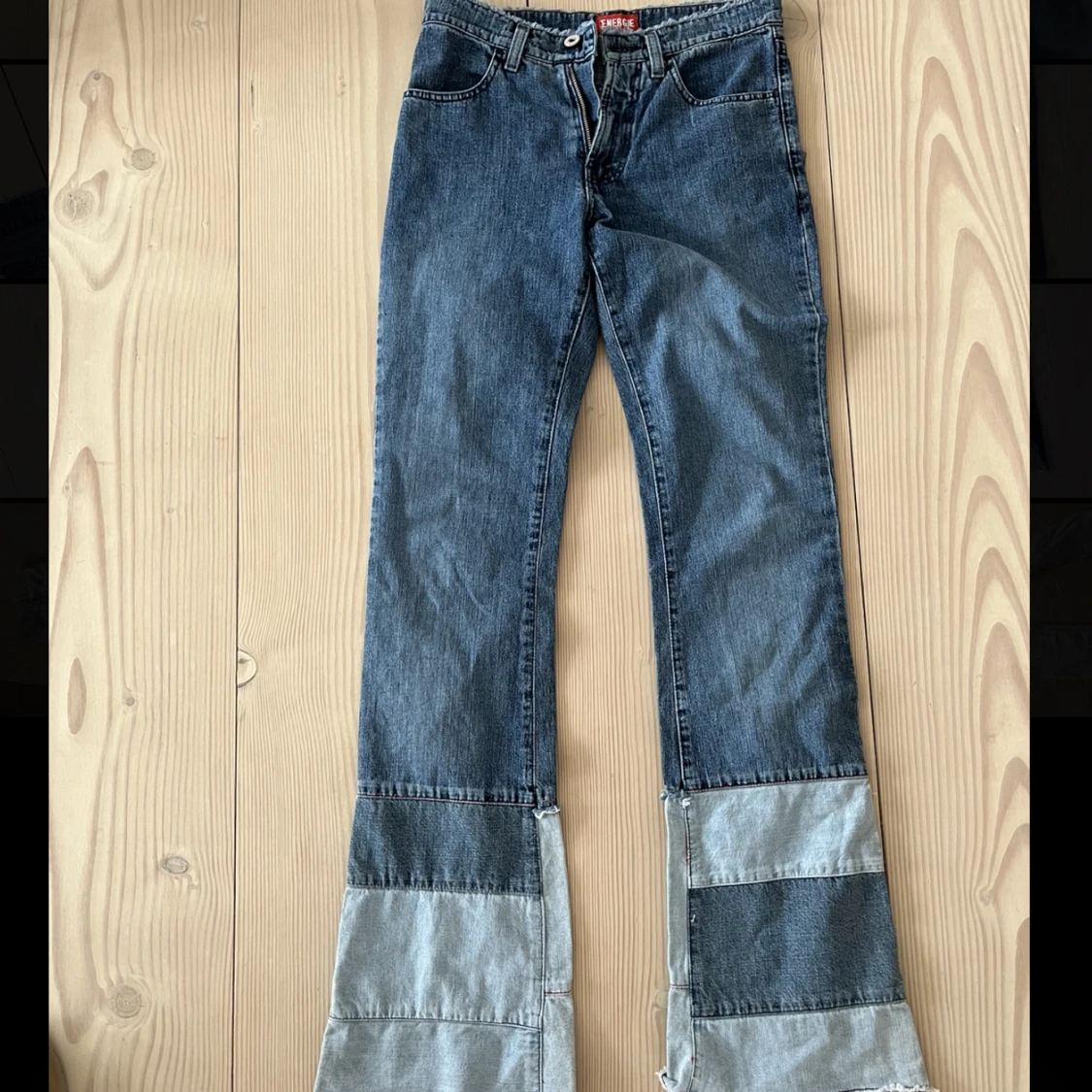 Energie blå bootcut jeans 