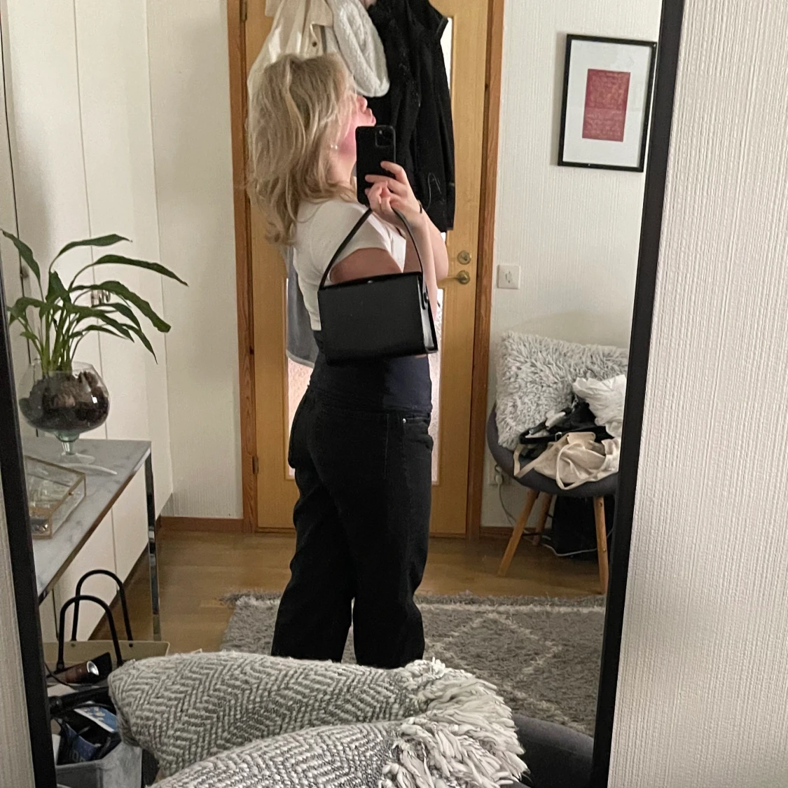 Svart handväska - 91