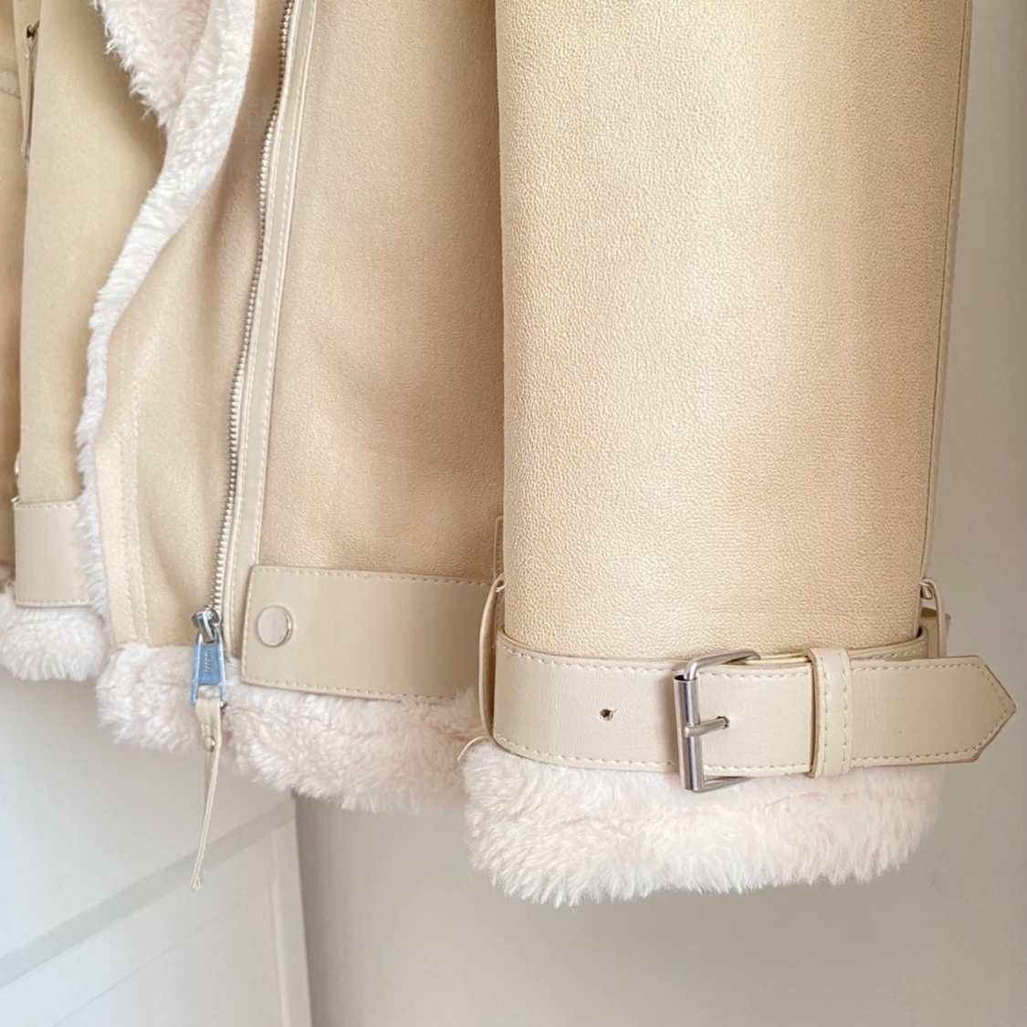 Beige pilotjacka - 90