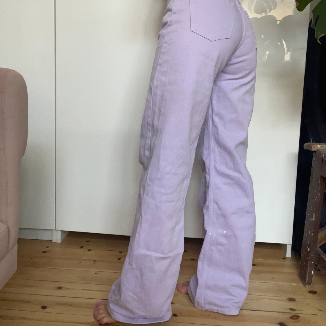 Ljuslila Junkyard wide leg jeans - 90