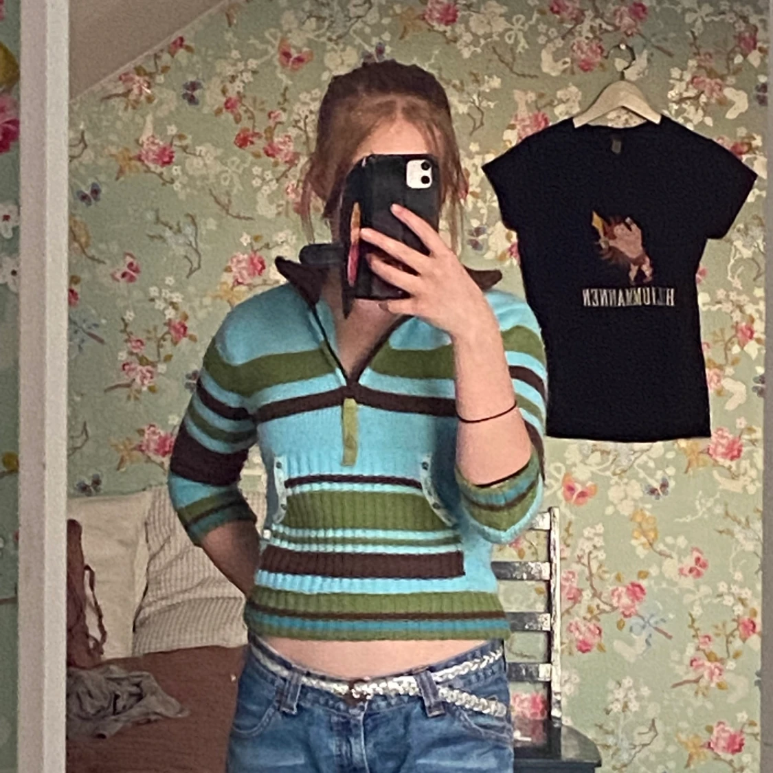 Fin cropped tjock turtleneck tröja - 91