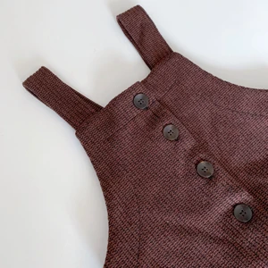 Textured Ribbed Jumpsuit - Size: 18-24months/92cm Material: Cotton  Color: Chocolate  Condition: 90% looking new 