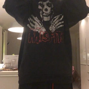 Misfits hoodie  - Sjukt cool misfits hoodie med coolt tryck på fram och baksidan. Kunde inte hitta några defekter, sjukt skön och galet cool