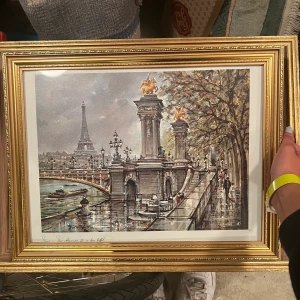 Tavla - Tavla med motiv Paris