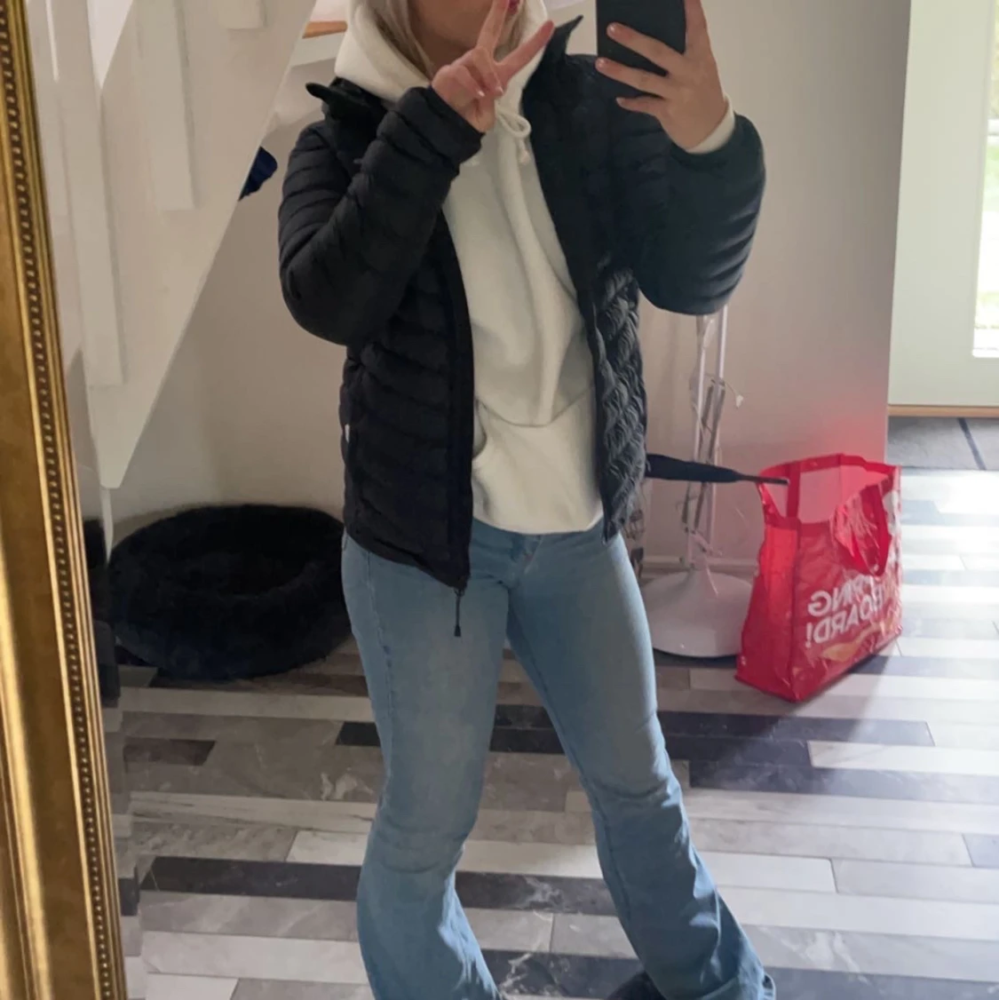 Utsvängda jeans  - 90