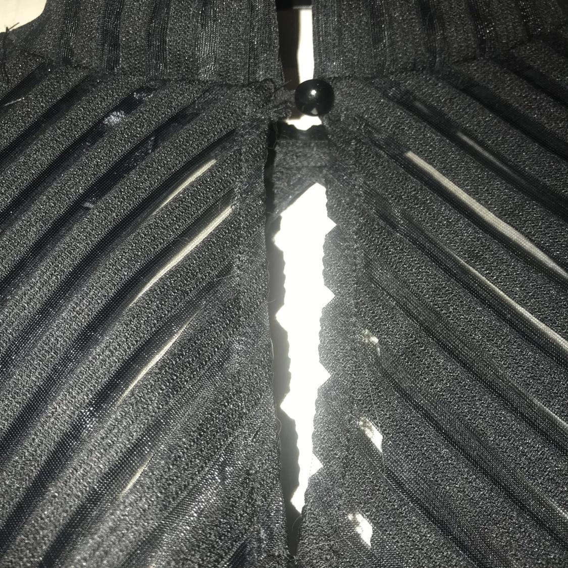 Svart transparent blus stl S/36 - 91