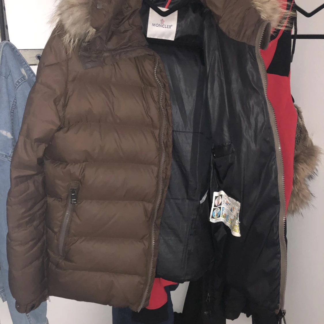 Moncler Maya med päls - 90