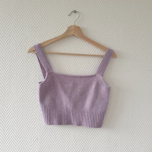 Stickat Linne - Stickat linne i pastellila från HM! 