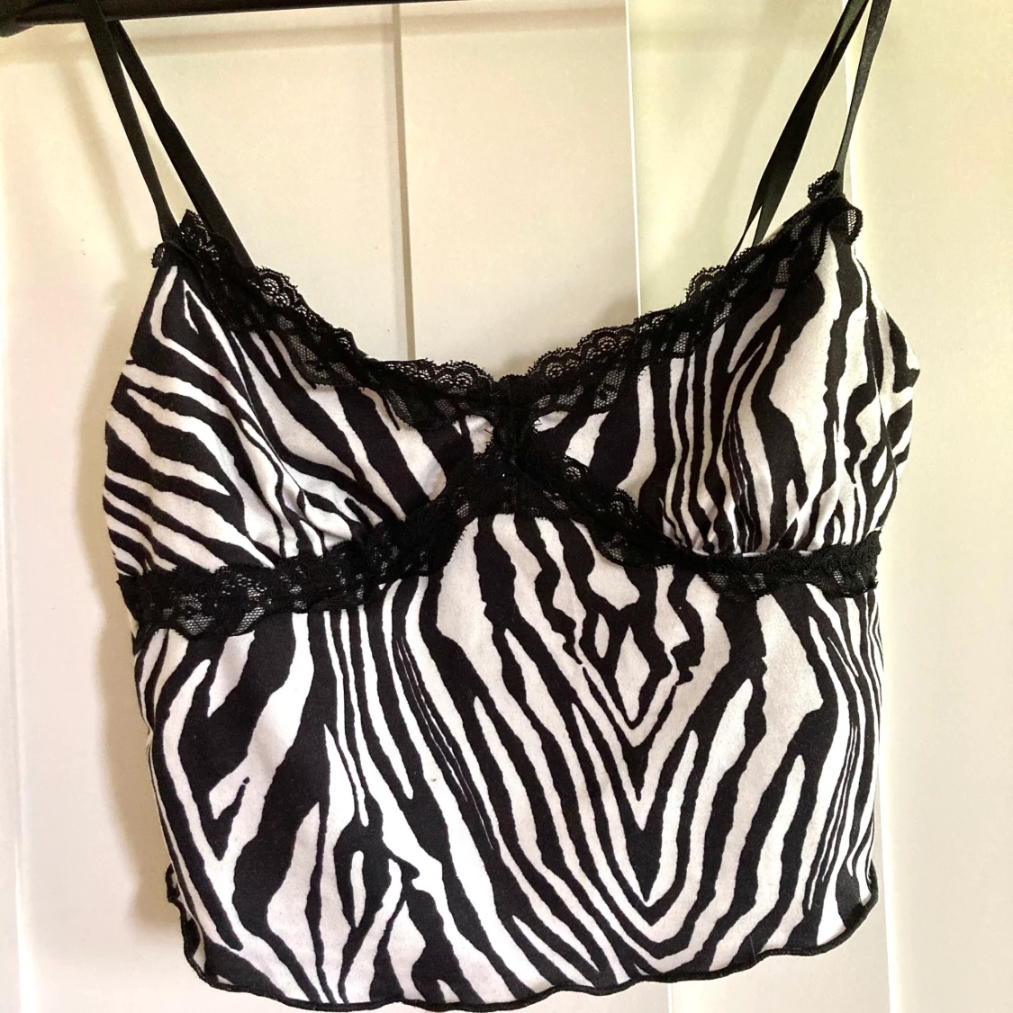 Zebramönstrad topp  - 90