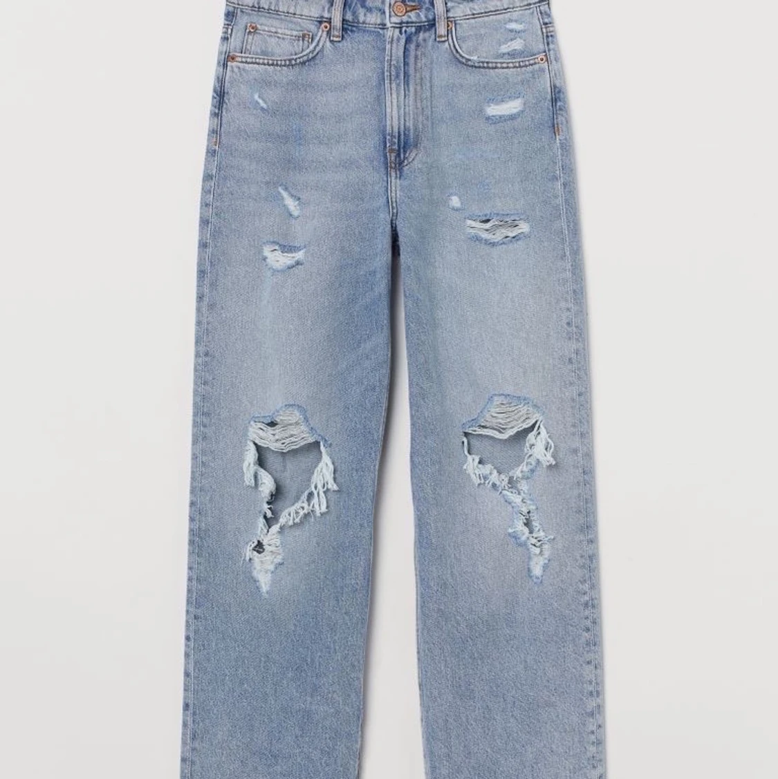 Loose Straight High Jeans  - 90