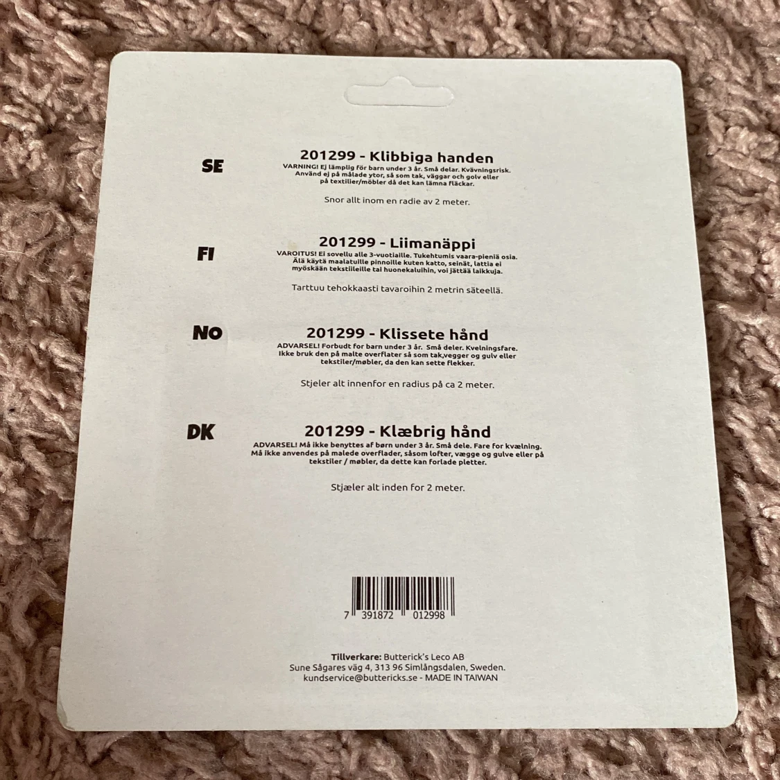 Klibbig hand💕 - 90